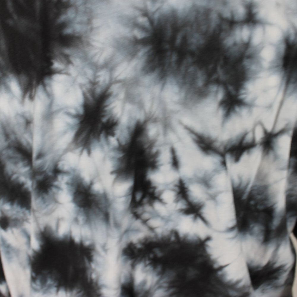 POLAROID T-Shirt Woman Size XXL Black Tie Dye Cropped Long Sleeve Rainbow Logo - Picture 7 of 11